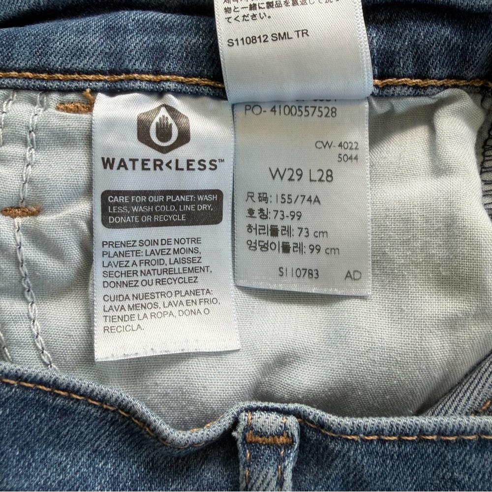 Levi's 720 High Rise Super Skinny Jeans Size 29 Medium Wash - Picture 4 of 6